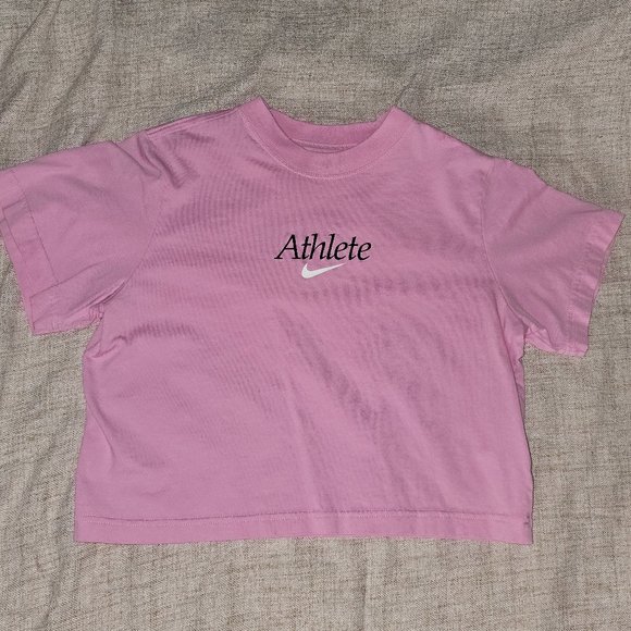 Pink Nike Athlete Crop Top Size Small - Picture 6 of 6